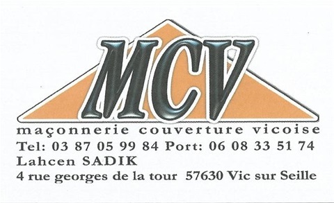 MCV- MACONNERIE - COUVERTURE